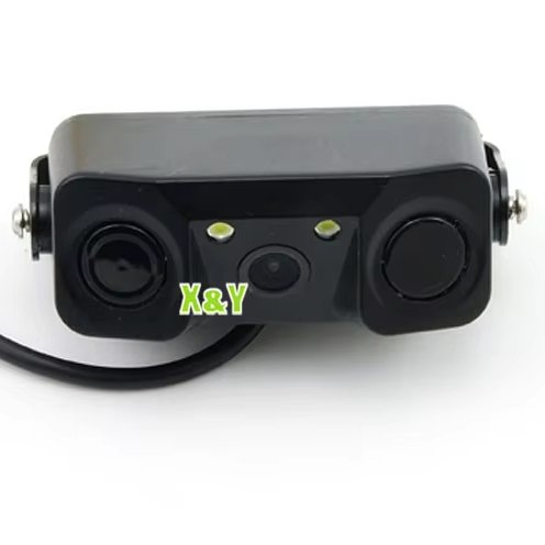 4 in 1 Car Reversing Aid/reverse Camerawith 2 Sensors Indicator Buzzer Alarm +1 Display Car Reverse Radar Assistance System